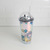 Copo Decorativo de Plástico com Canudo e Luz Led Astronauta 460ml - Lyor - loja online