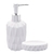 Conjunto 2 Peças para Banheiro de Cerâmica Diamond Branco - Lyor