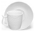Jogo 6 Xícaras Café Brixton E Pires Em Porcelana Branca 65ml - loja online