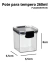 Kit Porta Tempero Empilhável Com Travas 260ml 4 Unidades -Plasnorthon - loja online