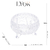 Bowl de Cristal Prima 8cm x 5,5cm - Lyor - loja online