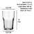 Jogo de 6 Copos 400ML Linha Jade - Original Line - Lojas Prado