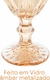 Conjunto 6 Taças de Água de Vidro Bico de Abacaxi Âmbar Metalizado 325ml - Lyor - loja online
