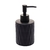 Conjunto 2 Peças para Banheiro Deli Diamond em Cerâmica Preto - Lyor - comprar online