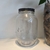 Pote de Vidro Redondo com Tampa Preta Metal 1,45ml - comprar online