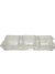 Conjunto 3 Petisqueiras com Bandeja de Cristal Coração 30cm x 13cm Lyor na internet