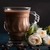 Xícara para Cappuccino com Pé de Cristal Diamante 142ml - Lyor