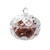 Potiche de Cristal Deli Diamond Redonda 10,5cm x 10,5cm x 9,5cm - Lyor na internet