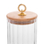 Porta Mantimento de Vidro Borossilicato com Tampa de Bambu Classic 1,150L - Wolff - comprar online