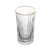 Jogo de Copos Alto Cristal Diamante Lyor 280 ml com Fio de Ouro - comprar online