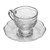 Xícara de Café com Pires New Butterfly 80ml Cristal Ecológico - Lyor - comprar online