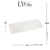 Travessa Retangular de Cristal Coração 30cm x 13cm x 3cm - Lyor