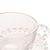 Xícara para Chá com Pires de Cristal de Chumbo Coração 170ML - Lyor - loja online