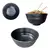 Jogo De Bowl de Melamina Tóquio Preto 11,5cm x6cm - Lyor