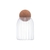 Pote de Vidro Borossilicato com Tampa Esfera de Rolha Classic 550ml - Lyor