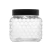 Pote de Vidro com Tampa Preta Colméia 13x13cm 1,3l - Wolff na internet
