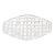 Centro de Mesa de Cristal Deli 26cm x 14cm x 5,5cm - Lyor - comprar online