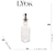 Garrafa para Azeite de Vidro com Tampa Plástica Preta 180ml- Lyor - loja online