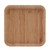 Bandeja de Bambu Square 17cm x 17cm x 1,5cm - Lyor - comprar online