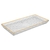 Travessa para Servir de Cristal Fio de Ouro Deli Diamond 28,5cm x 14,5cm x 2cm - Lyor - comprar online