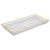 Travessa para Servir de Cristal Fio de Ouro Deli Diamond 28,5cm x 14,5cm x 2cm - Lyor - comprar online