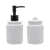 Conjunto 2 Peças para Banheiro de Cerâmica Wave Branco - Wolff
