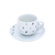Xícara Para Café Com Pires de Porcelana Formiguinha 90ml - 6 peças - comprar online