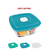 Pote para Marinex Facilita Vap Quadrado Com Tampa-500ml - loja online