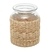 Vaso de Vidro e Fibra Natural 10cm x 14cm - Wolff