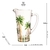 Jarra de Cristal Palm Tree Handpaint 1,2L - Wolff - loja online