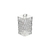 Porta Cotonete / Algodão 285ml Glamour Transparente - Plasutil - comprar online