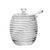 Açucareiro de Cristal Colmeia com Colher e Tampa 210ml - Lyor - comprar online