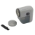 Papa Bolinha de Plástico e Aço Inox Cinza Chumbo 8cm x 4cm x 7,5cm - Lyor - comprar online