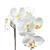 Orquídea Branca Artificial Grande para Arranjo - 97cm