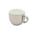 Conjunto 6 Xícaras de Café com Pires de Porcelana e Suporte Versa Prata/Branco 90ml - Wolff na internet
