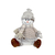 Boneco de Neve Alpino Sentado em Tecido 25cm - Natal Magizi - comprar online