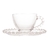 Xícara para Café com Pires de Cristal de Chumbo Coração 80ML - Lyor - comprar online