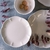 Jogo De Prato para Sobremesa de Porcelana Wave Branco 20cm - Lyor - comprar online