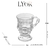 Imagem do Xícara para Cappuccino com Pé de Cristal Diamante 142ml - Lyor