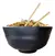 Jogo De Bowl de Melamina Tóquio Preto 11,5cm x6cm - Lyor - Lojas Prado