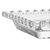Travessa Retangular de Cristal Coração 30cm x 13cm x 3cm - Lyor - loja online