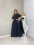 Vestido liso longo e com manga - básico e essencial - Charmosa fashion modas