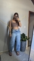 Calça jeans barrel na internet