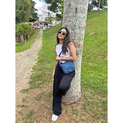 Bag Bolsa Jeans de Lado Transversal Feminina de Ombro Tiracolo na internet
