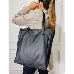 Bolsa totebag Preta Espaçosa Ideal para Trabalho, Compras e Viagens - comprar online
