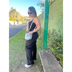 Bag Jeans Bolsa Transversal Fermina de Ombro Tiracolo com alça regulável - Zee bags