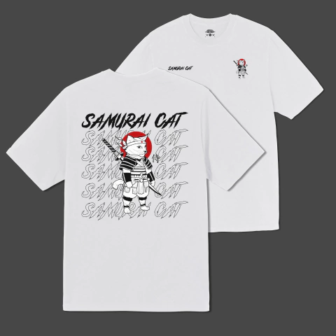 Samurai Cat T-Shirt - comprar online