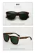 Óculos de Sol GCV - Design de Moda | Moldura Quadrada Ultraleve TR90 | Unissex | Perfeito para Esportes e Turismo - loja online