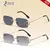 Óculos de Sol Retangular Caterside - Modelo Sem Aro com Lente Gradiente UV400 | Estilo Unissex | Perfeito para Atividade ao Ar livre - loja online