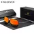 Óculos de Sol Kingseven - Modelo em Alumínio com Lentes Polarizadas UV400 HD | Estilo Piloto Fotocromático e Visão Noturna | Proteção para os Olhos | Masculino - Sunset Por do Sol